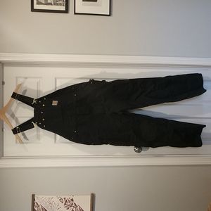Carhartt Double Knee Black Duck Bib Overall Mens